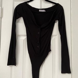 COPY - The Line by K black bodysuit